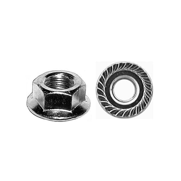 Auveco SPIN LOCK NUT W/ SERR. #8-32 15/32 OD, 100PK 14878 - main